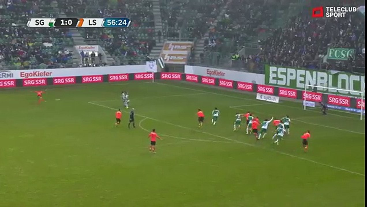 Sankt Gallen 1:1 Lausanne (Swiss Super League 12 February 2017)