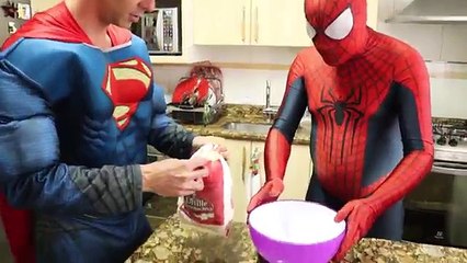 Spiderman COCKROACH vs Frozen Elsa and Anna, Superman, Hulk, Maleficent! Real Life Superheroes Funny