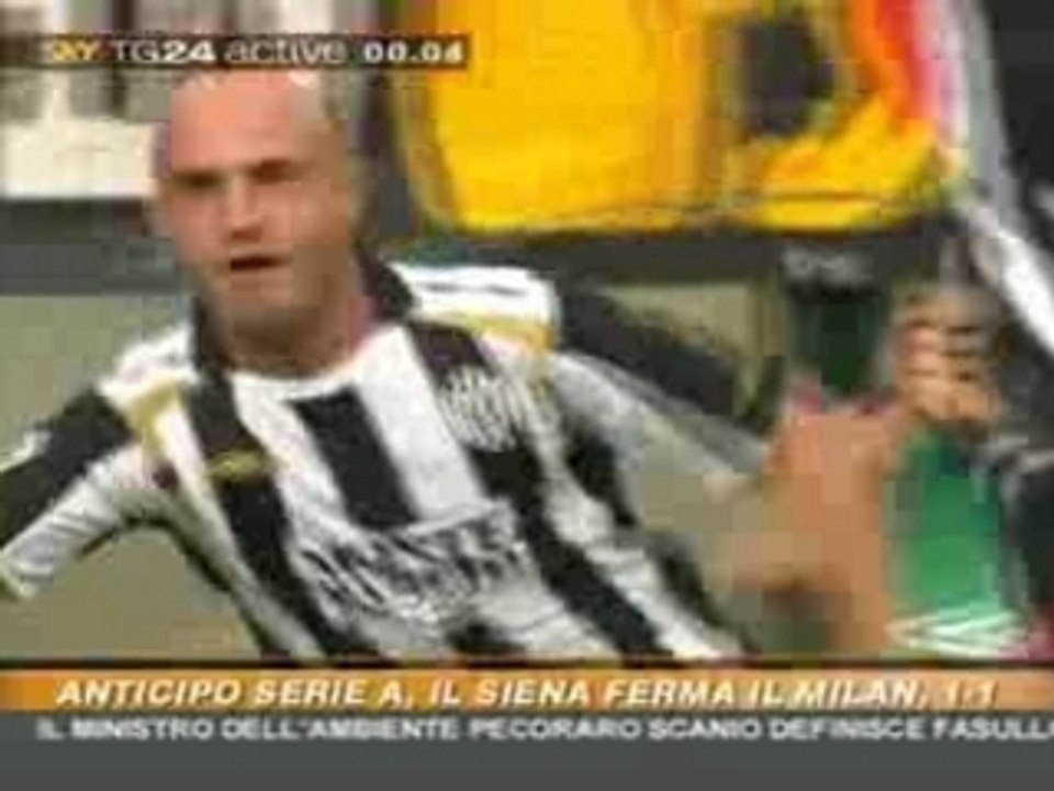 Siena - Milan 1:1. All Goals (15/09/2007)