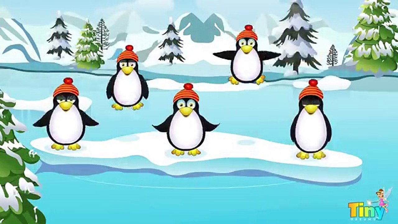 Five Little Penguin -Nursery Rhyme with Lyrics