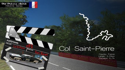 Tour de piste au Col St pierre en Ford Escort sur rFactor 1