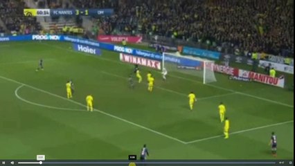 Gomis Second Goal - FC Nantes vs Olympique Marseille 3-2  12.02.2017 (HD)