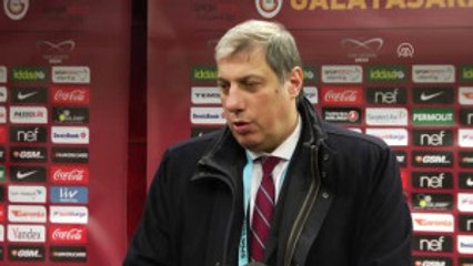 Maçın Ardından - Galatasaray Kulübü Sportif AŞ Yöneticisi Levent Nazifoğlu (2)
