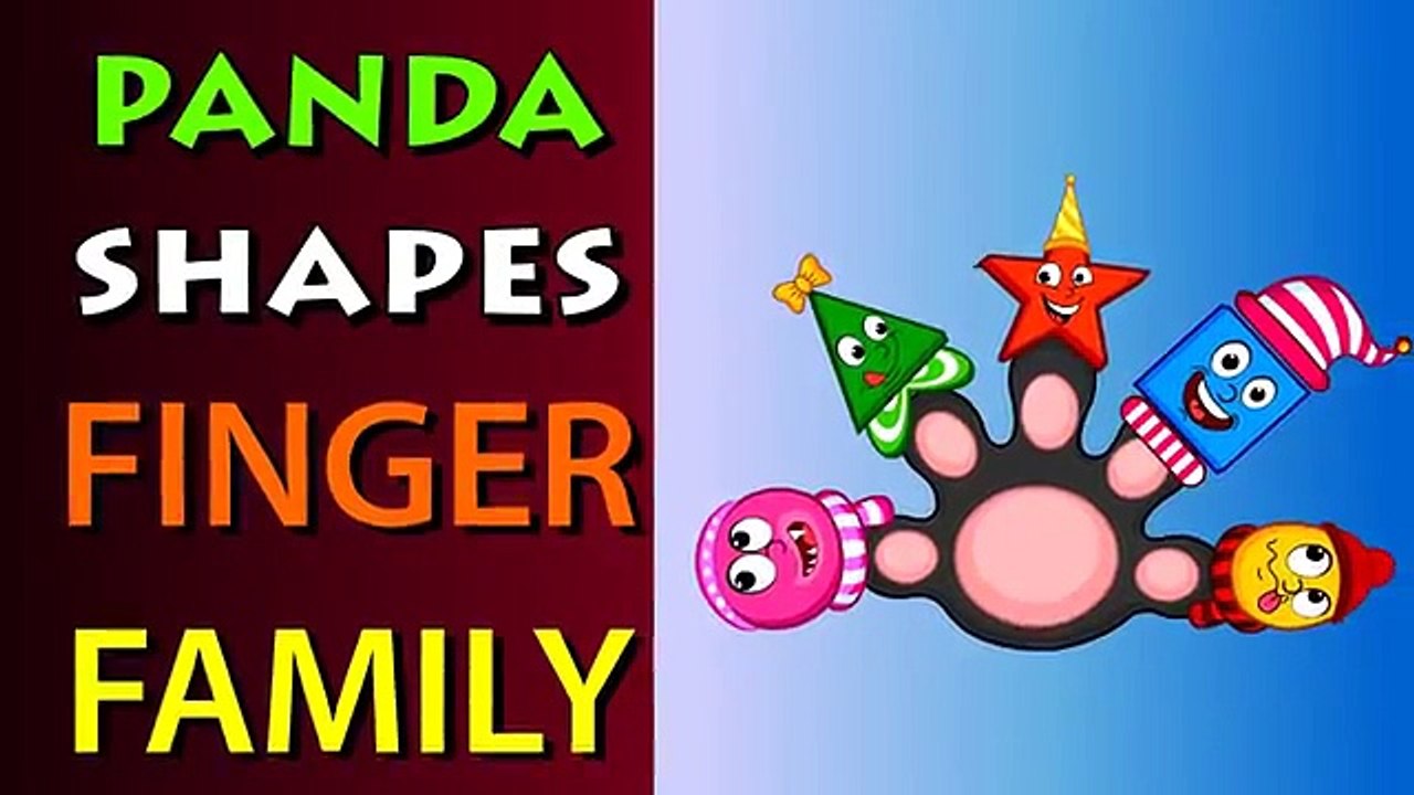 Finger Family Rhyme | SHAPES Finger Family Rhyme - Song | Nursery Rhymes Songs