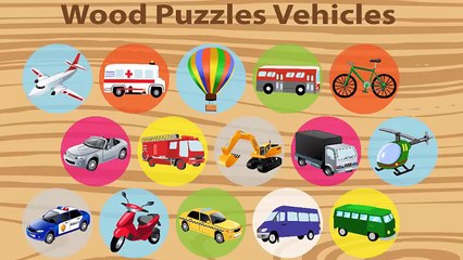 Transport for Kids Cars Cartoon Learning Video Ambulance, Fire Trucks, Police Car