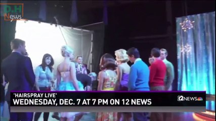 Derek Hough & Garrett Clayton talk to 12 News about Hairspray Live! and more
