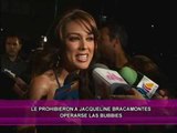 Jaqueline Bracamontes tiene prohibido operarse