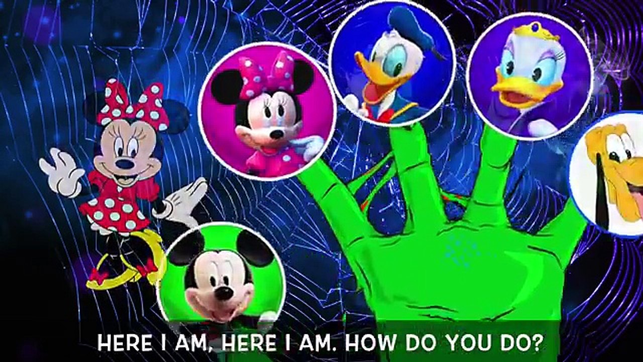 Mickey Mouse Clubhouse Scary Spider House Finger Family Song!