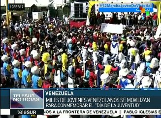 Celebran venezolanos el Día de la Juventud