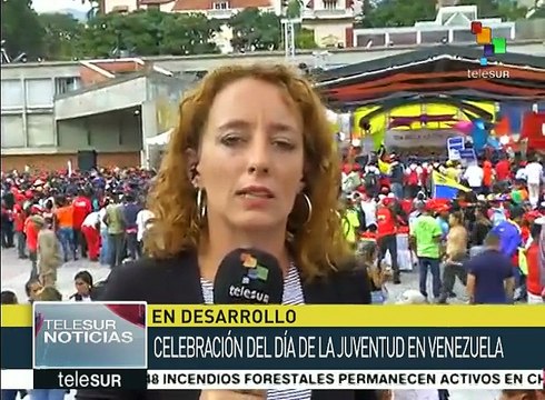 Juventud venezolana reconoce los logros de la Revolución Bolivariana