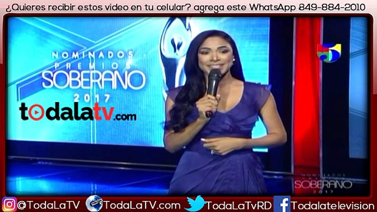 Los nominados a Premios Soberano 2017-Video