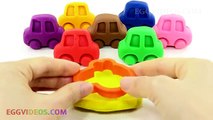 Learn Colors with Play Doh Cars Peppa Pig Cookie Cutters Fun and Creative for Kids EggVideos.com