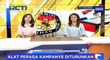 Petugas Turunkan Paksa Alat Peraga Kampanye di Tangerang