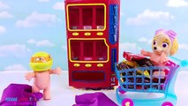 Paw Patrol TMNT Baby Dolls Visit Vending Machine for Candy & Toy Surprises
