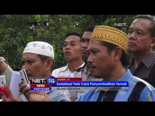 Sosialisasi Jelang Pelaksanaan Penyembelihan Hewan Kurban - NET16