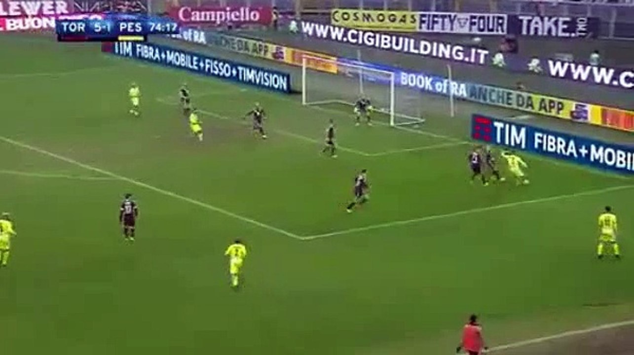 Torino 5 - 2 Pescara 12-02-2017