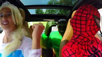 Superheroes In Real Life with Spiderman Frozen Elsa Hulk Batman Pranks Dancing and more fun