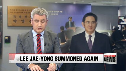 Download Video: Special prosecutors to question Samsung chief Lee again over bribery allegations