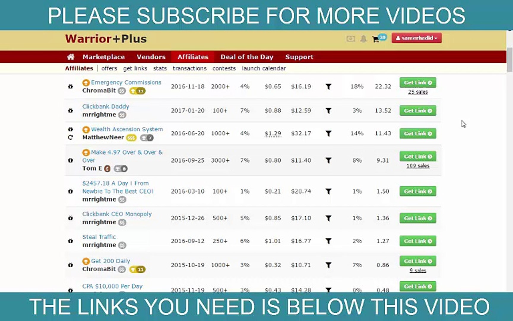 ⁣Free paypal cash How to make $2000 from warriorplus using free traffic