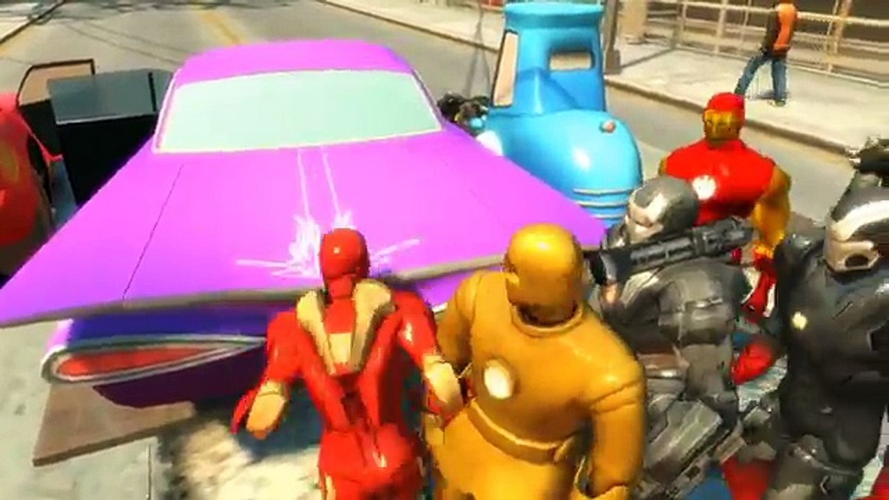 Disney Pixars Cars Guido & Ironmans & Nursery Rhymes (Songs for Children w/ Action)