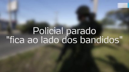 POLICIAL PARADO " Fica ao lado do Bandido" Recado do Ministro da defesa aos policiais