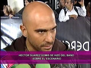 Héctor Suarez Gomís se hizo pipí de la risa
