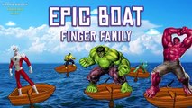 Spaderman & Hulk COLORS EPIC BOAT PARTY - Nursery Rhymes Adnimated Songs