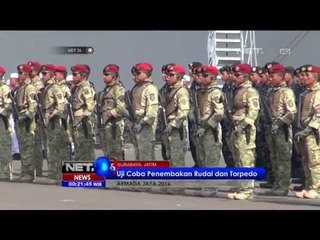 Simulasi Pengaman Pangkalan Armada Jaya 2016 di Surabaya - NET24