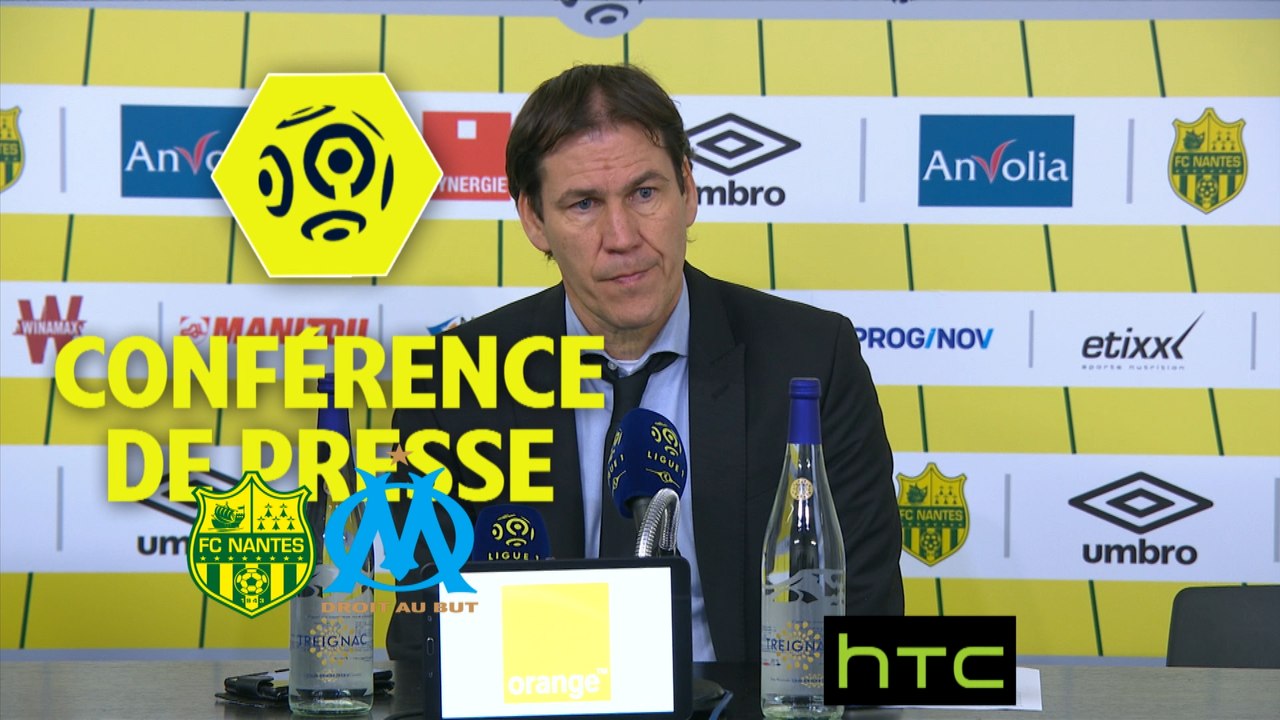 Conférence de presse FC Nantes - Olympique de Marseille (3-2) : Sergio CONCEICAO (FCN) - Rudi GARCIA (OM) Ligue 1 / 2016-17