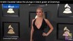 Bra-vo! Kristin Cavallari goes braless as she flaunts her ample bosom in plunging gown at Grammy Awards