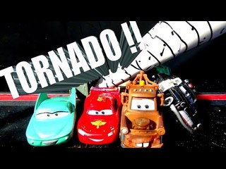Disney Pixar Cars TORNADO Destorys Radiator Springs