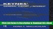 [Read Book] Keynes  General Theory of Interest: A Reconsideration (Routledge Foundations of the