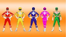 Finger Family Rhymes Power Rangers Cartoon | Finger Family Children Nursery Rhymes