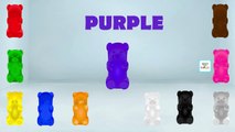 Mega Gummy bear colors gumball machine finger family nursery rhymes for kids | Gummybear C