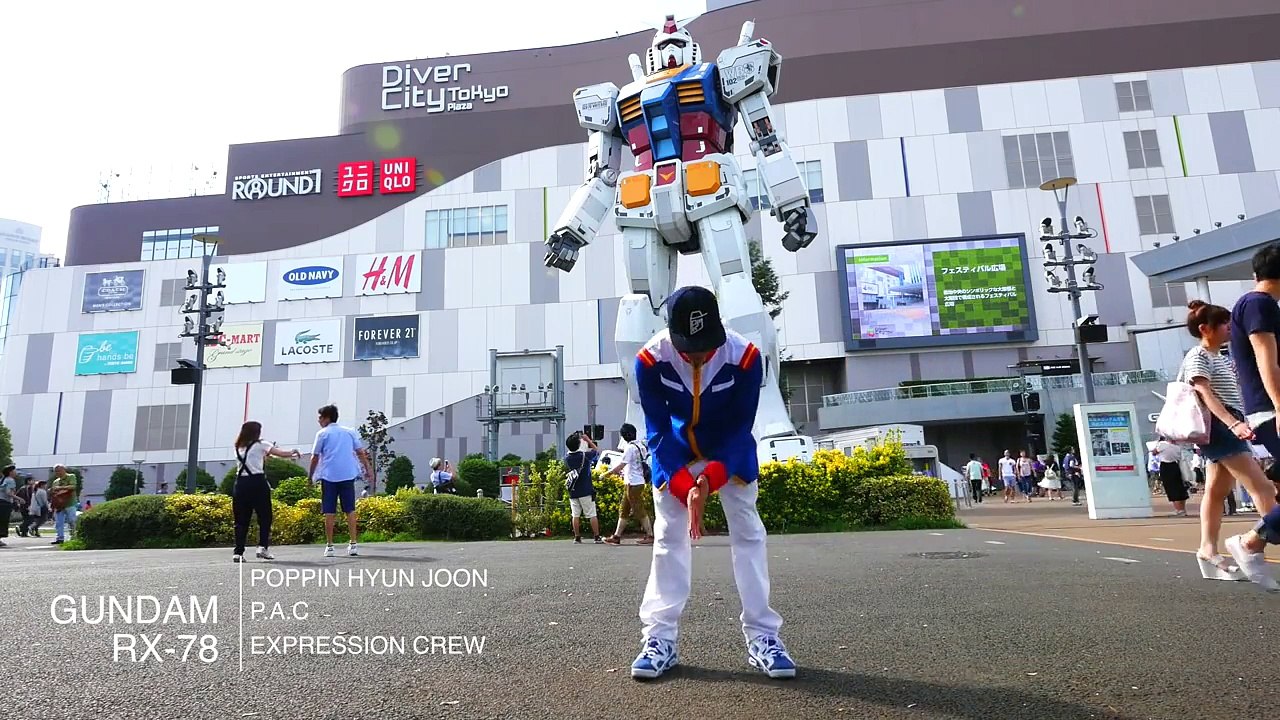 Poppin Outside - at Odaiba in Tokyo [Poppin Hyunjoon 팝핀현준]