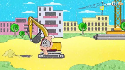 ✔ Tractor para niños | Caricaturas de carros | Dibujos animados para los más pequeños ✔