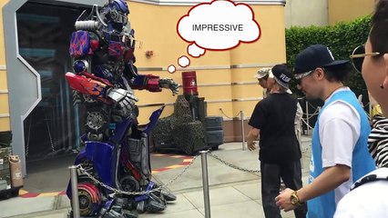 Poppin Outside - Transformer Dance at the Universal Studio [Poppin Hyunjoon 팝핀현준]