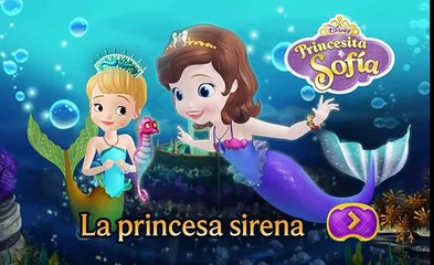 PRINCESA SOFIA EL PALACIO FLOTANTE EN ESPAÑOL GAMEPLAY CON OONA SIRENA - SOFIA THE FIRST MERMAID