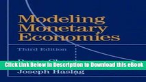 [Read Book] Modeling Monetary Economies Kindle