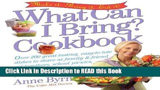 Read Book What Can I Bring? Cookbook Full Online