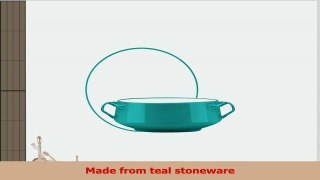 Dansk Kobenstyle Teal Stoneware Serving Bowl and Platter ca159f09