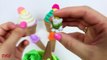 Learn Colors with Play Dough Ice Cream Cupcakes Playdough Clay Art Modelling Creative Fun for Kids
