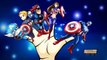 Семья палец рифмы Капитан Америка 2D мультфильм для детей | Finger Семья Дети потешки
