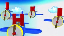 3D Train ABCD Alphabet Rhymes For Children | ABC Alphabet Phonetic Videos