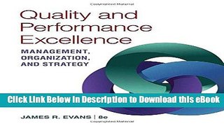 [Read Book] Quality   Performance Excellence Kindle
