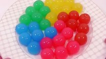 DIY How to Make Colors Skewered Gummy Pudding Learn Numbers Counting Baby Doll Bubble Gum Bath