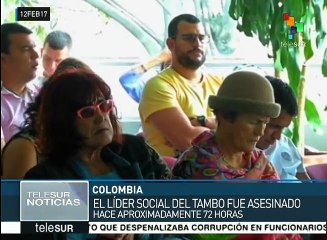 Alertan colombianos del aumento de la violencia contra líderes civiles