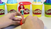 Disney Princess Magiclip Dolls Play Doh Dress How to Make Playdough Dress Hasbro Toys