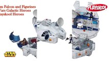 Hasbro - Playskool - Galactic Heroes - Star Wars - Millennium Falcon and Figures - TV Toys