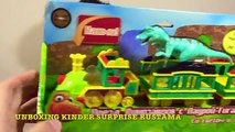 Поезд Динозавров Игрушки Набор Поезд с Лаурой-Гигантозавром Unboxing Toys Dinosaur Train